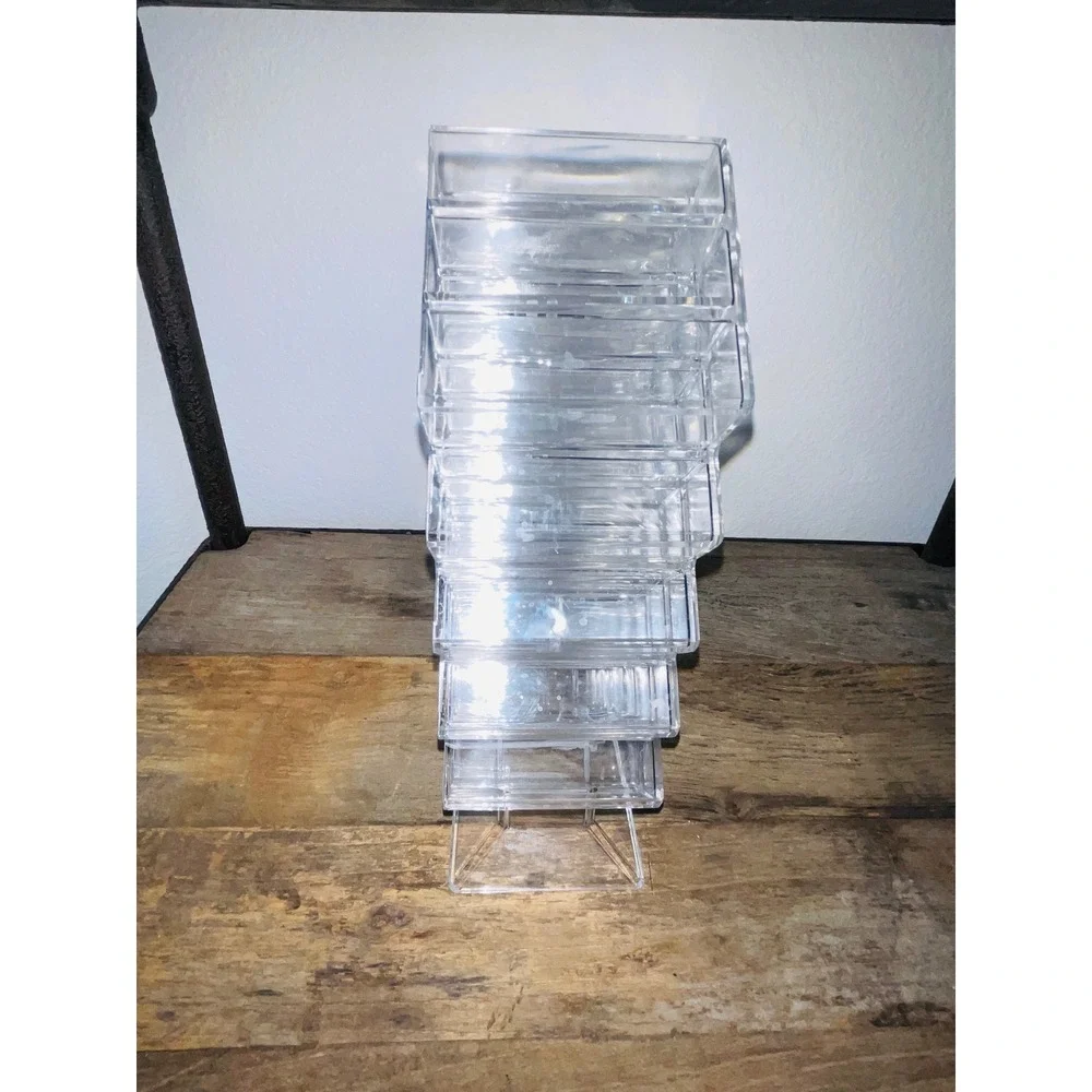 Alegory Home Acrylic Lipstick Tower 28-Slot Clear Organizer